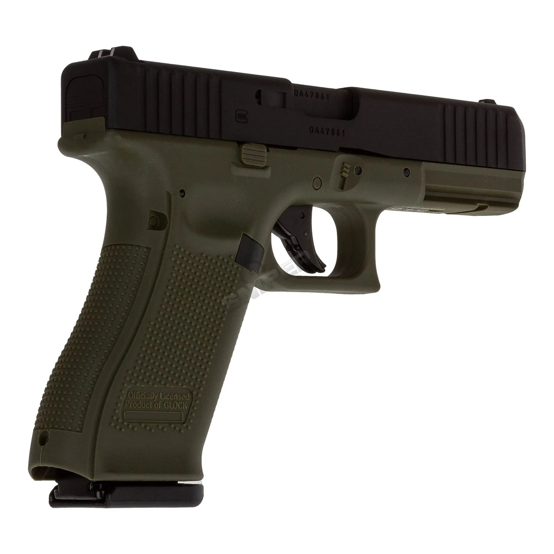 Bundle Deal - Glock 17 Gen 5 GBB Softair Pistole, Black/Green Bundle Deal - Glock 17 Gen 5 GBB Softair Pistole, Black/Green