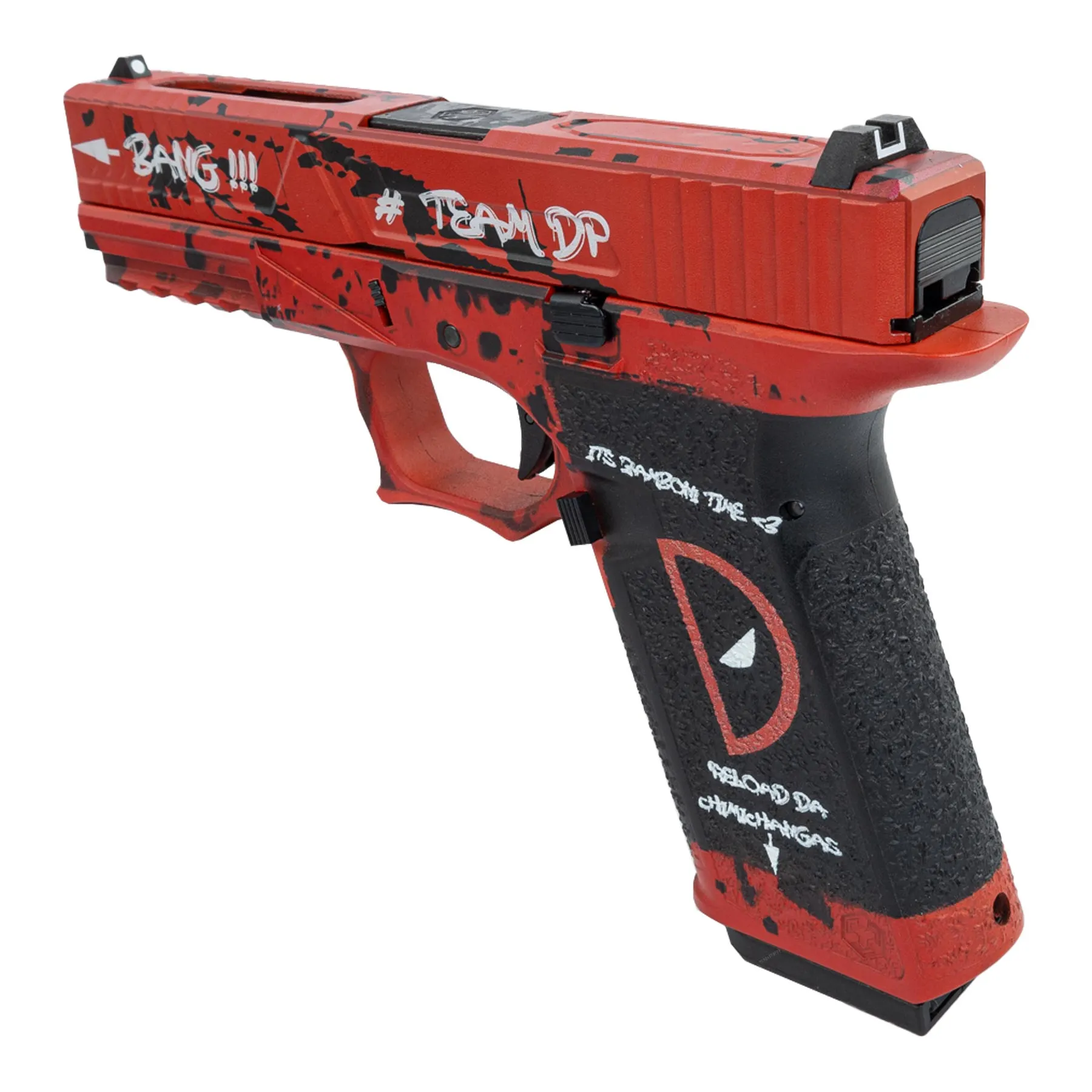 AW Custom VX7 GBB, Red Version Open Slide AW Custom VX7 GBB, Red Version Open Slide