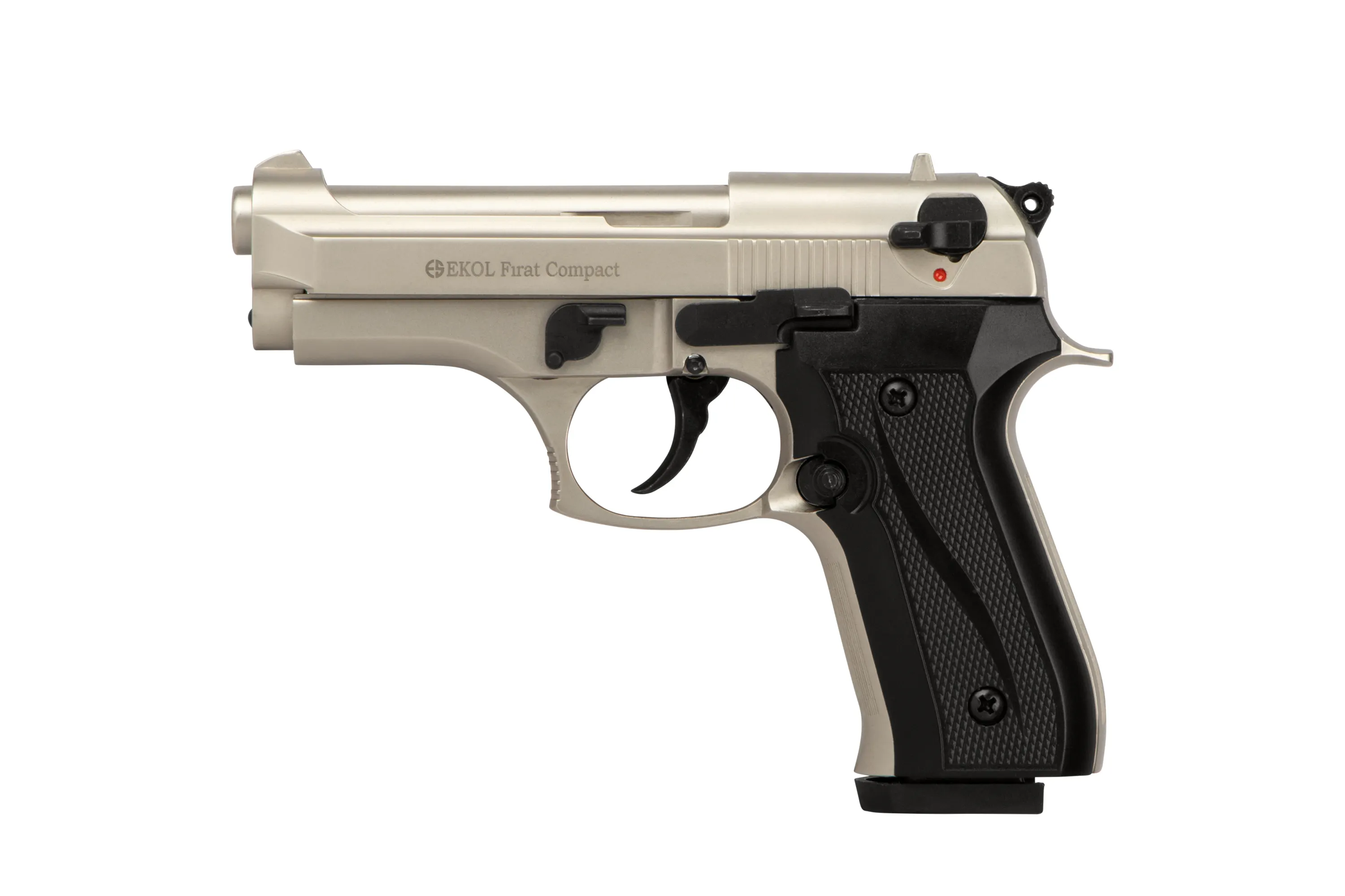 EKOL Firat Compact 9mm P.A.K. Schreckschusspistole, Nickel