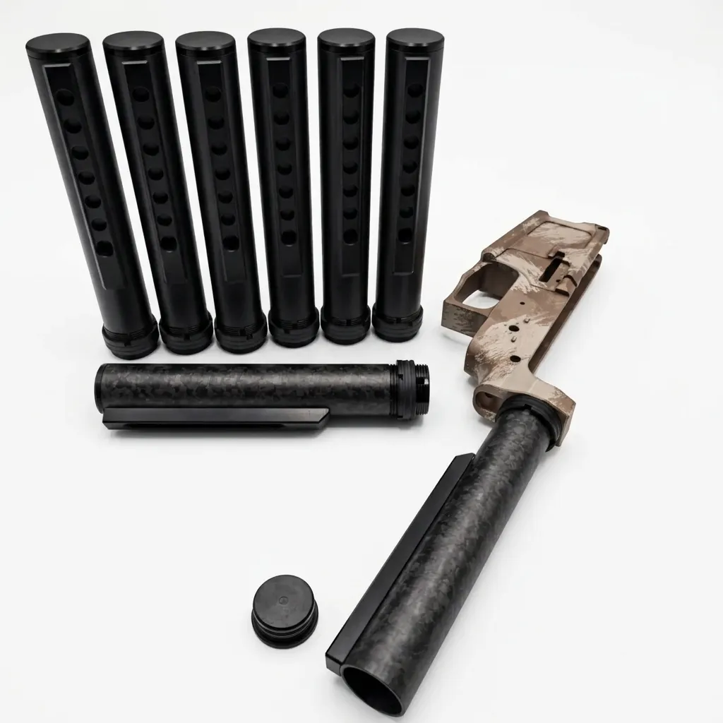 SAC Forged Carbon Buffer Tube