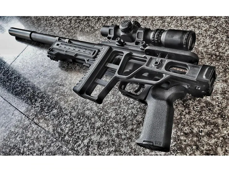 MLC-S2 Tactical Folding Chassis für VSR-10, Dark Earth