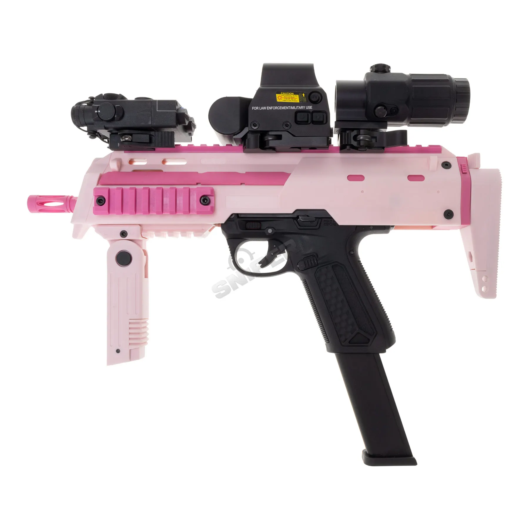 Prep my Airsoft - Action Army AAP 01 Assassin GBB Softair Pistole, Black/Pink Ultra