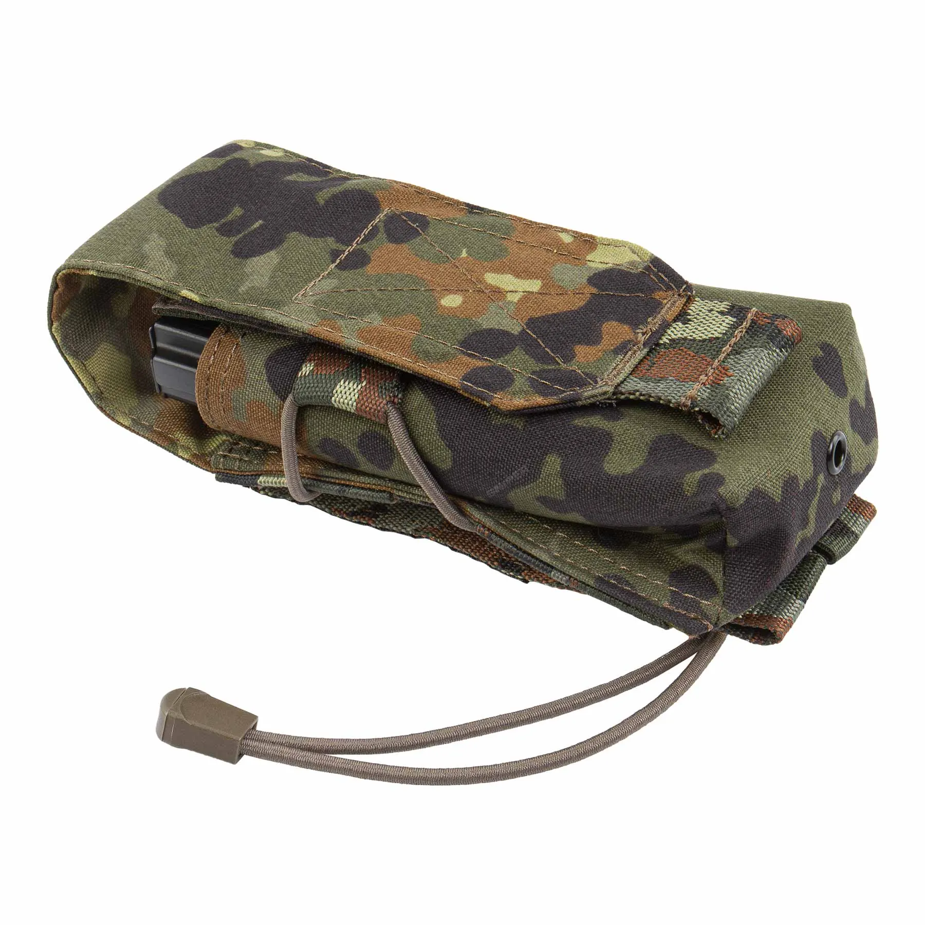 M4 Single Mag Stack Flap Pouch, Flecktarn