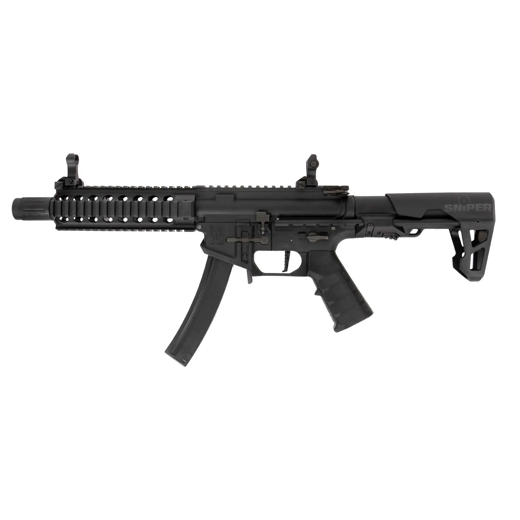 PDW SBR Long, < 0,5 J, Black