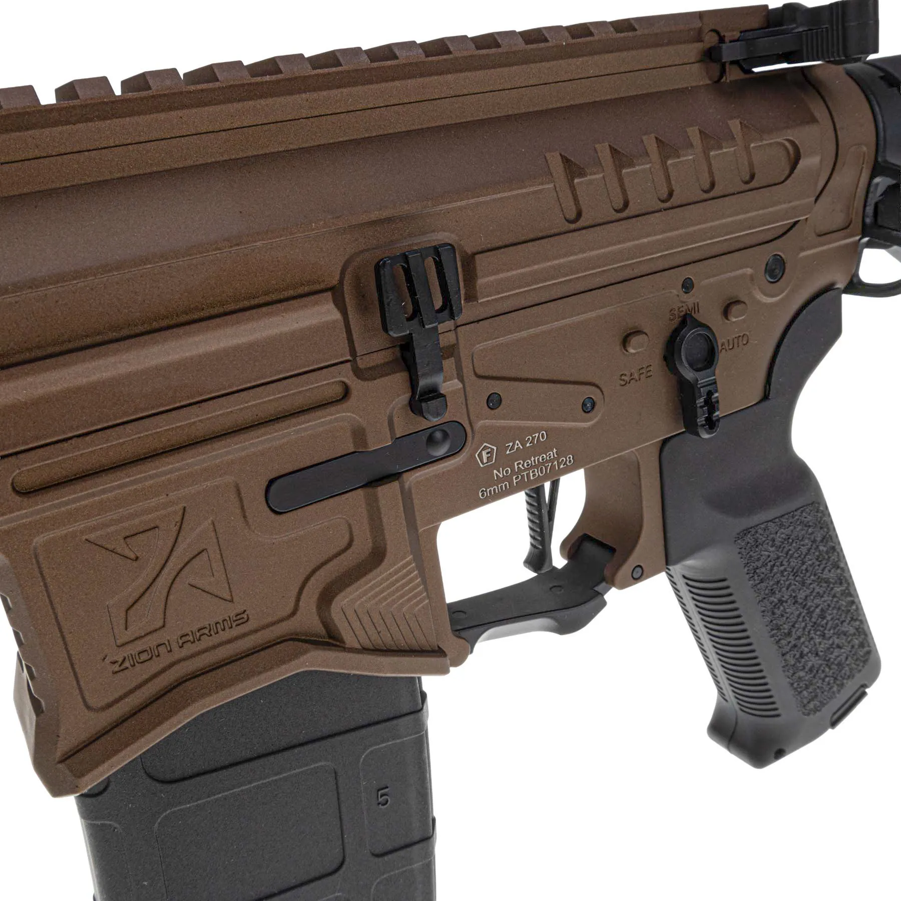 B-Ware Zion Arms M4 M-Lok 10" (S)AEG, Chocolate