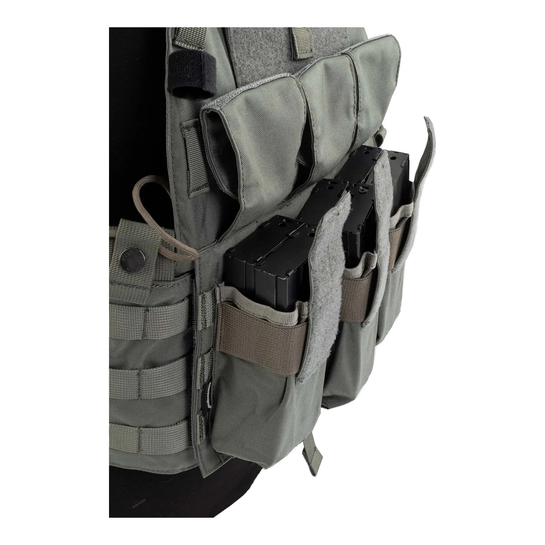 Taktische Plattenträger Weste, Foliage Green
