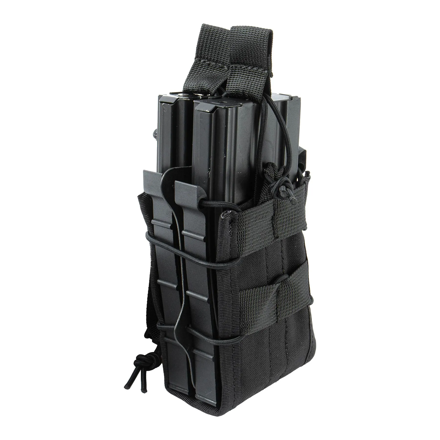 Double Stack Fast M4 Mag Pouch, Black