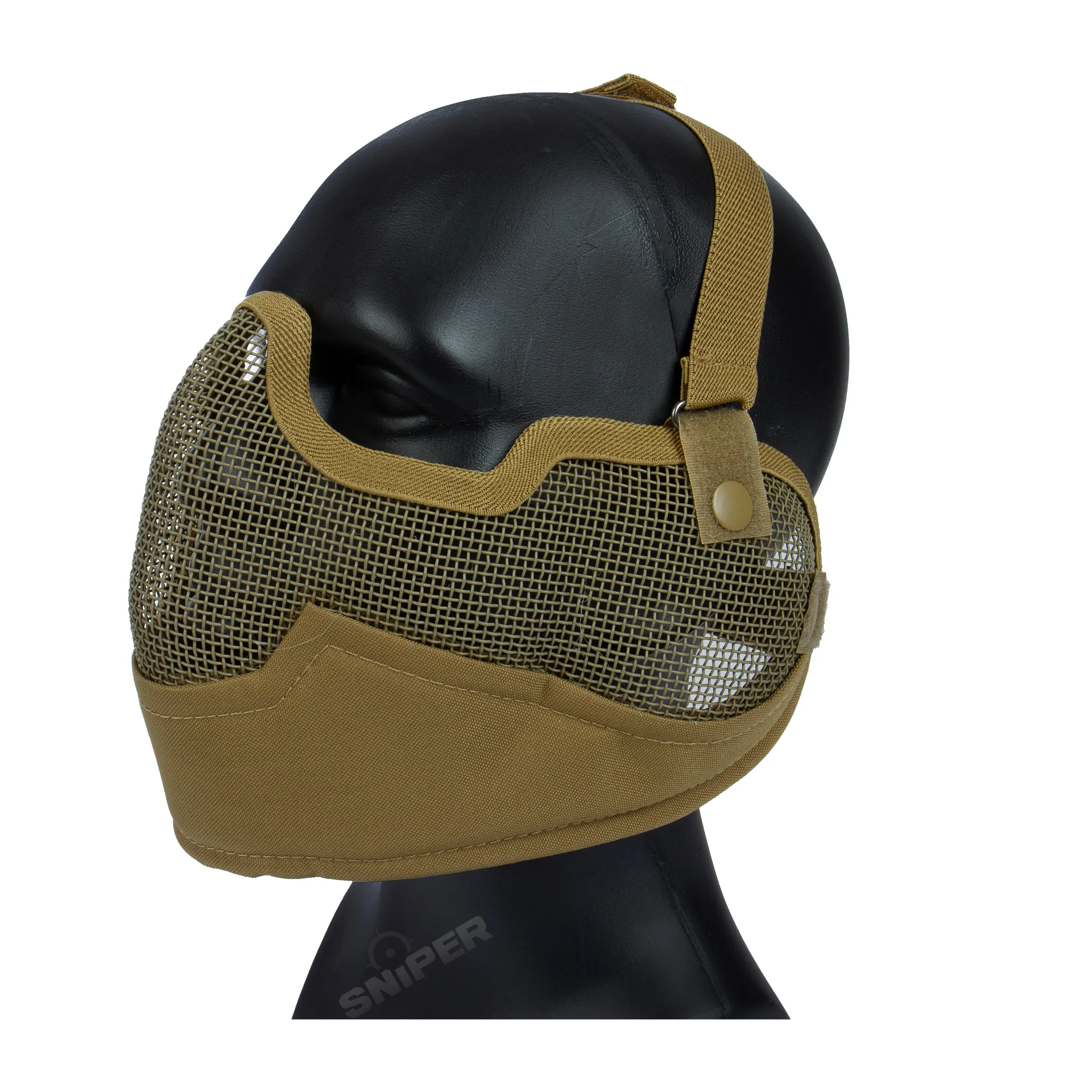 Mesh Lower Face Shield V2, Tan