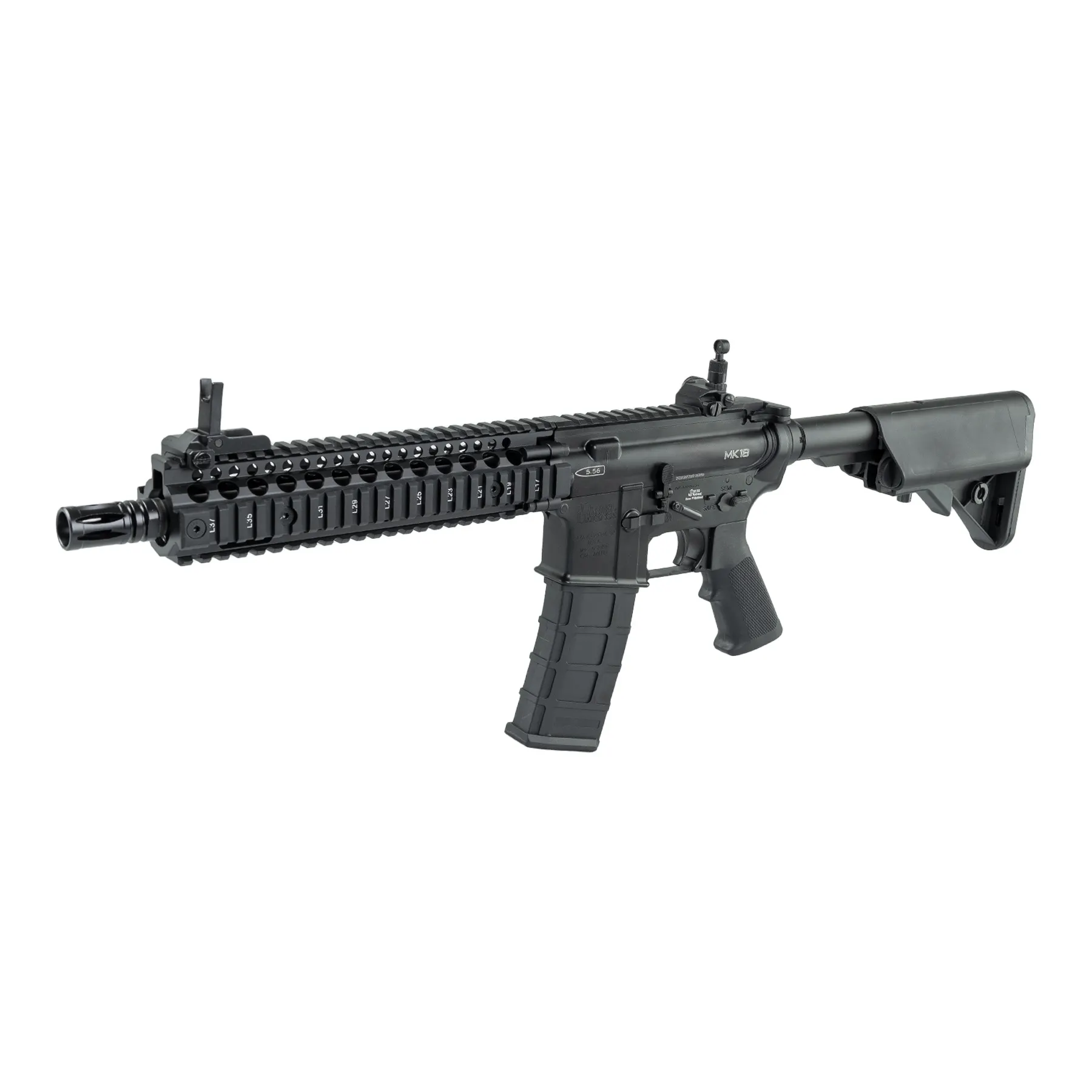 Golden Eagle Daniel Defense MK18 GBB. Black