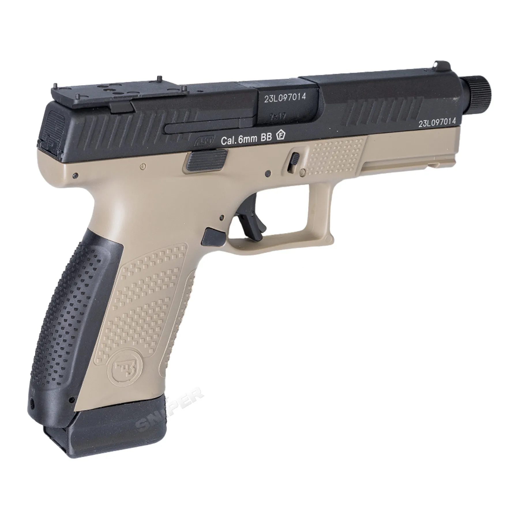 ASG CZ P-10C Optic Ready Dualtone Co2 Softair Pistole ASG CZ P-10C Optic Ready Dualtone Co2 Softair Pistole