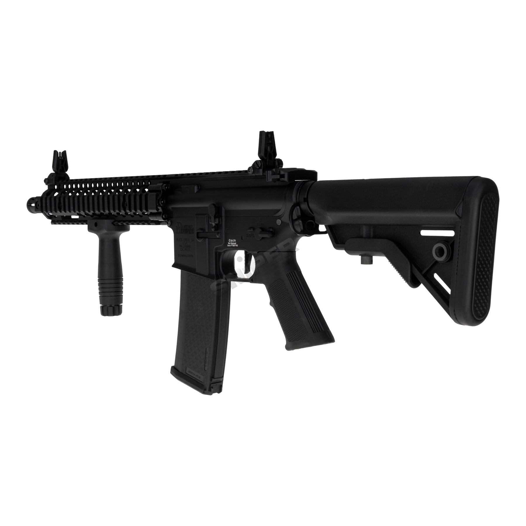 SA-E19 Edge Daniel Defense MK18 w/ HAL ETU (S)AEG, Black