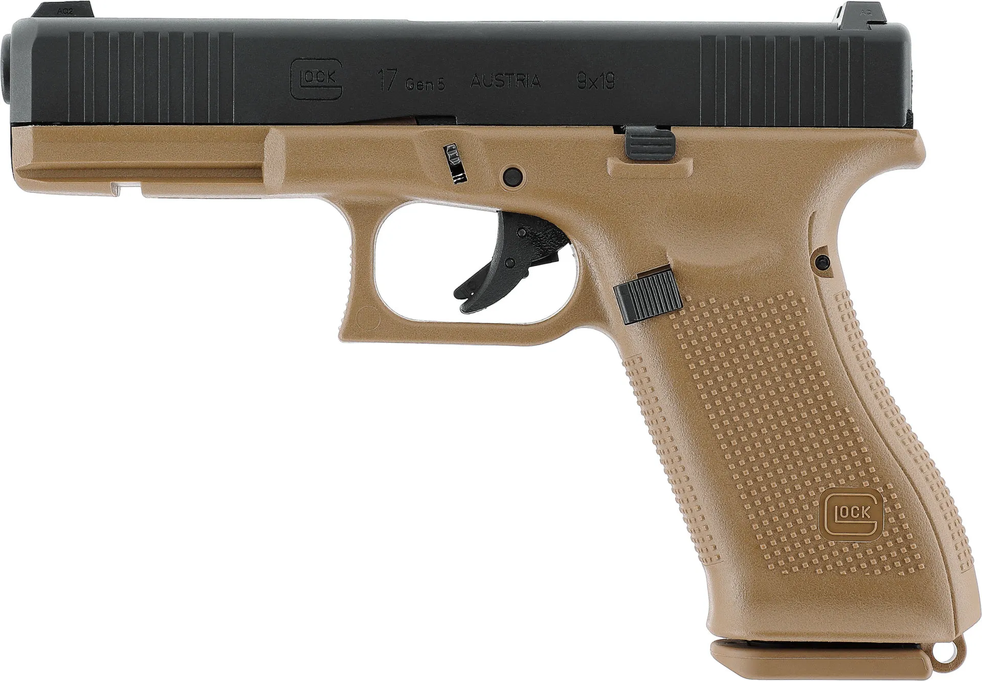 Glock 17 Gen 5 GBB Softair Pistole, French Army