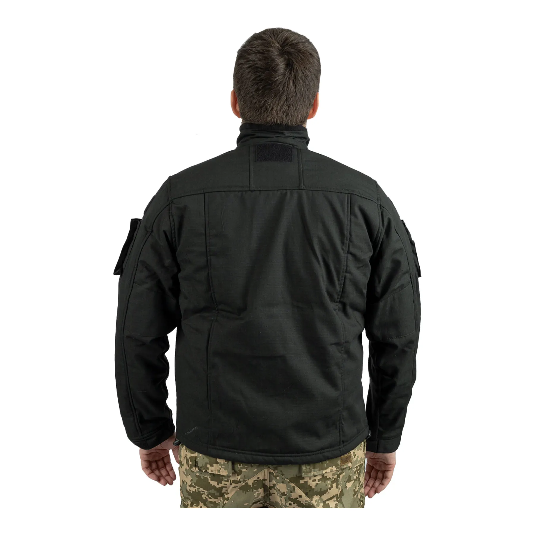 Combat Fleece Jacke, Schwarz Combat Fleece Jacke, Schwarz