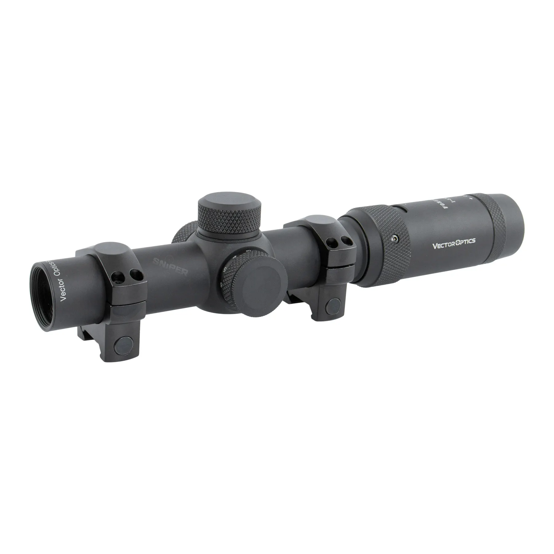 1-5x24IR Tactical Forester Zielfernrohr, Black