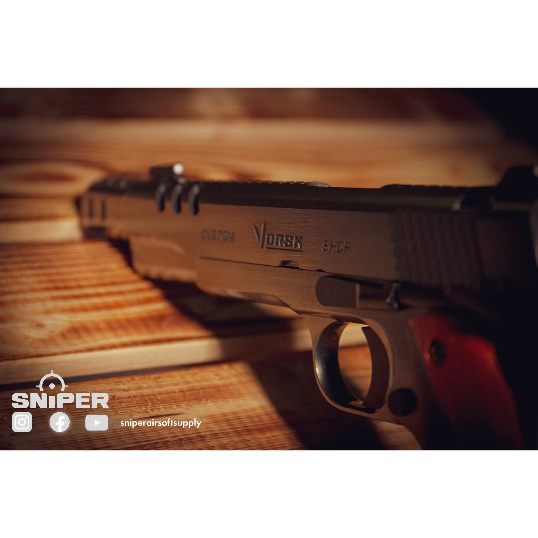 Vorsk CS Defender Pro MEU GBB, Brushed Aluminium Vorsk CS Defender Pro MEU GBB, Brushed Aluminium