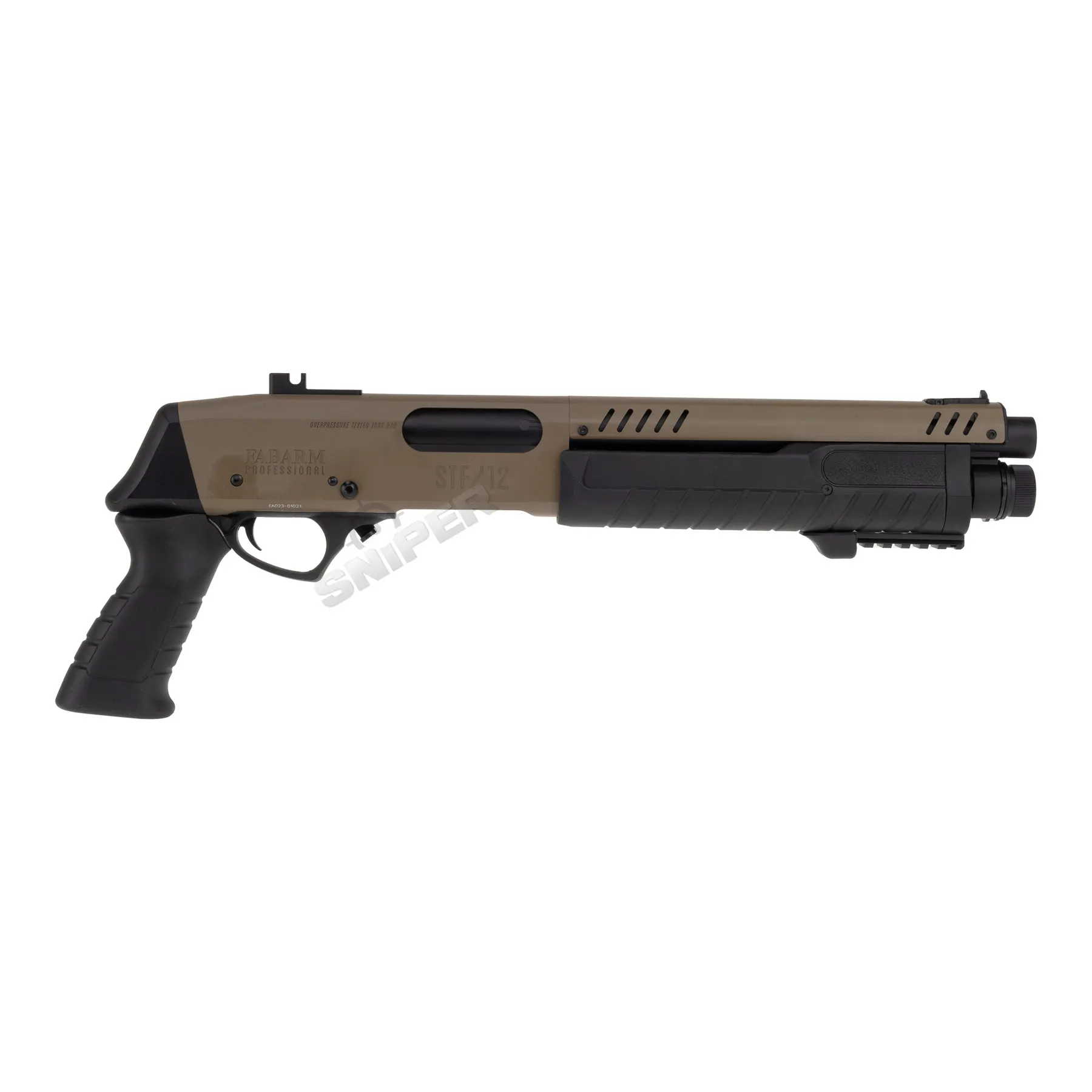 Fabarm STF12 Short Initial 11" Gas Pumpgun, Flat Earth