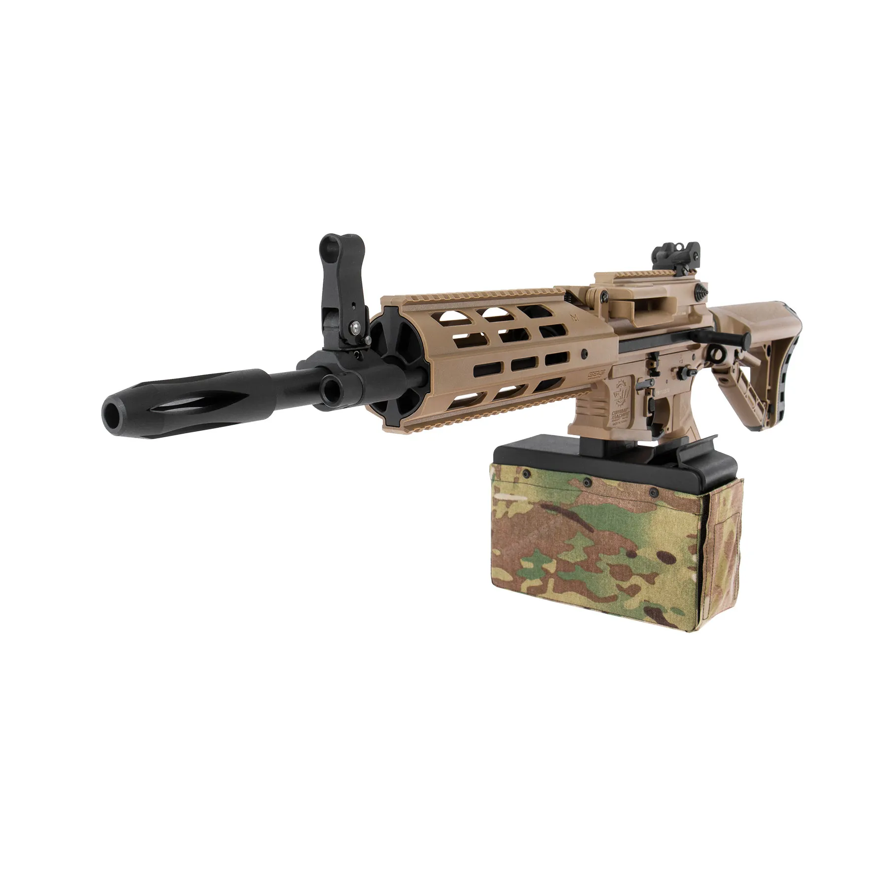 CM16 LMG < 0,5J, AEG Softair Gewehr, Desert