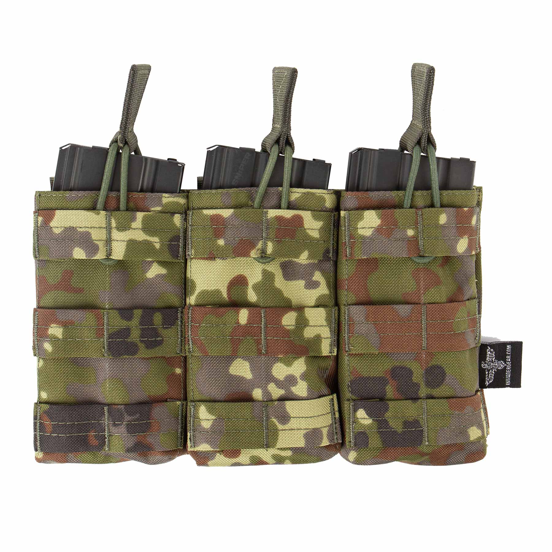 M4 Triple Direct Action Mag Pouch, Flecktarn