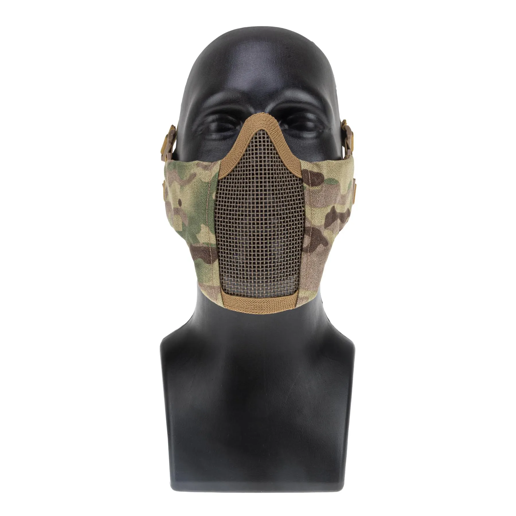 Reapo Half-Face Mesh Mask, Camo