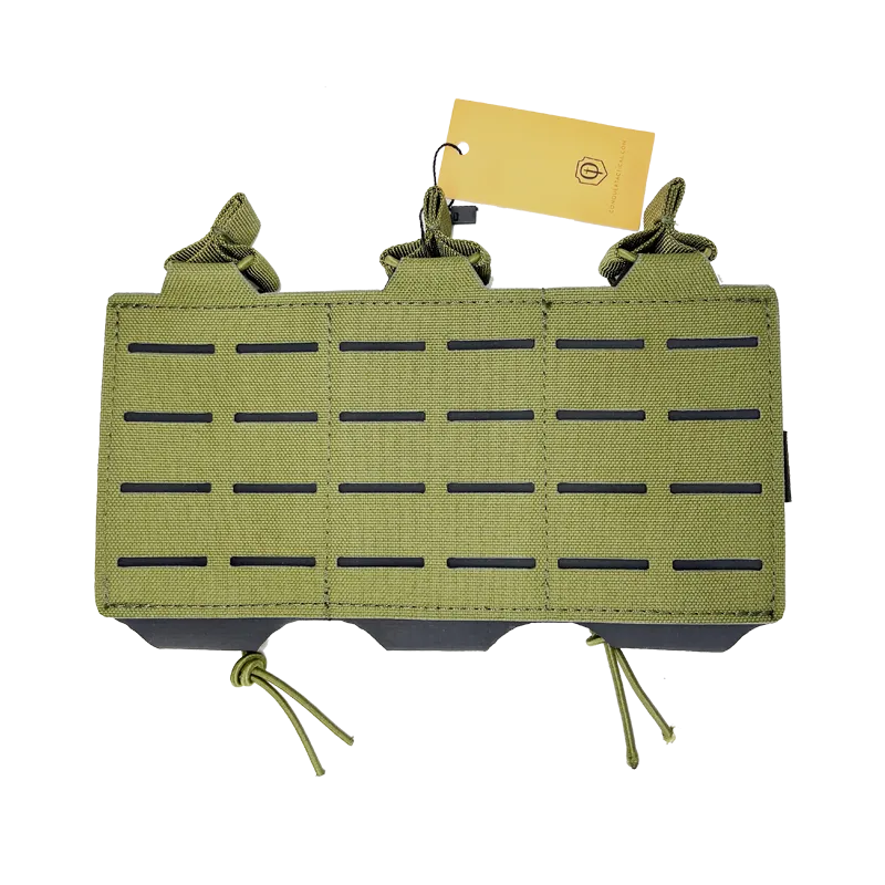 Conquer Triple M4 Mag Pouch, OD