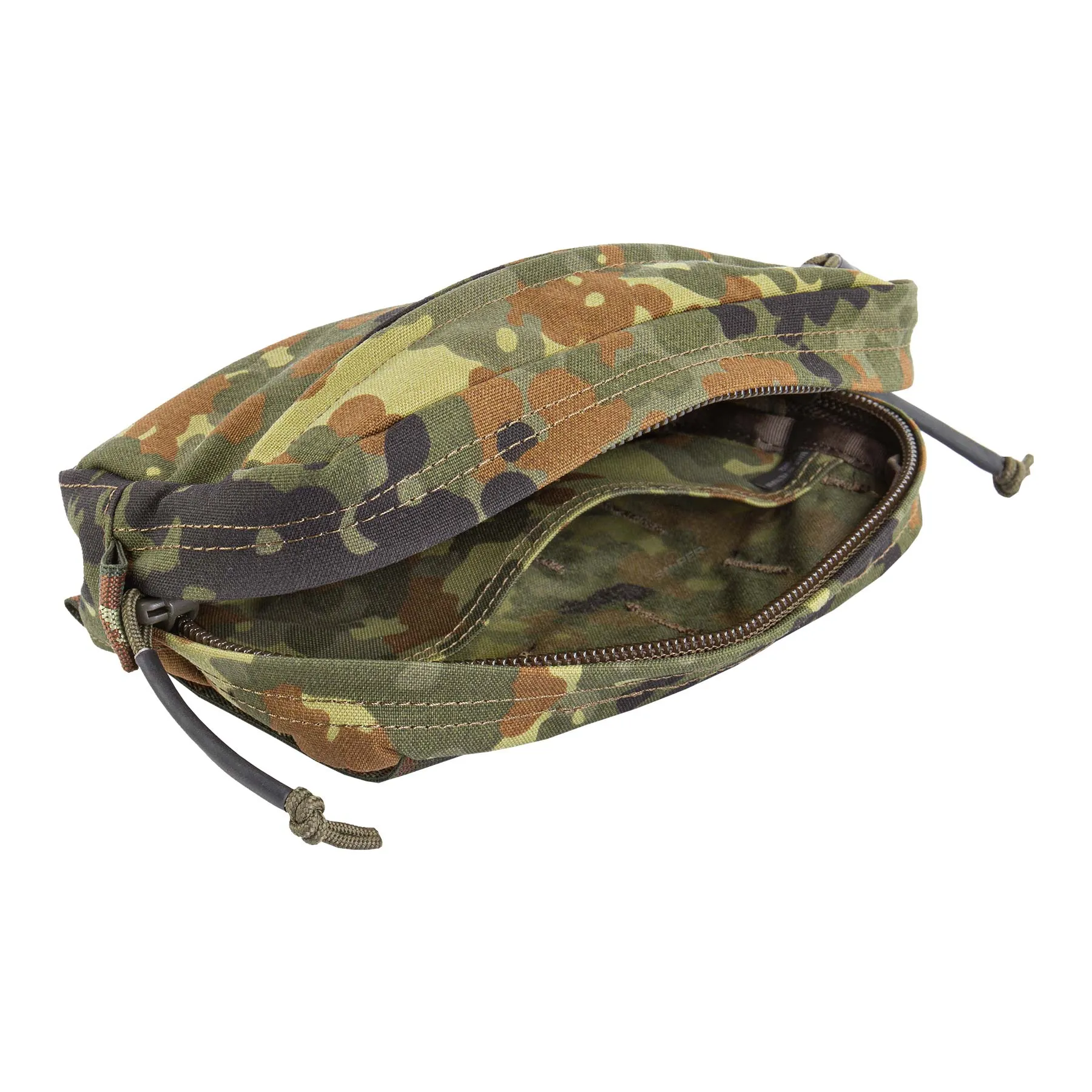 Medium Horizontal Utility Pouch Zipped Core, Flecktarn