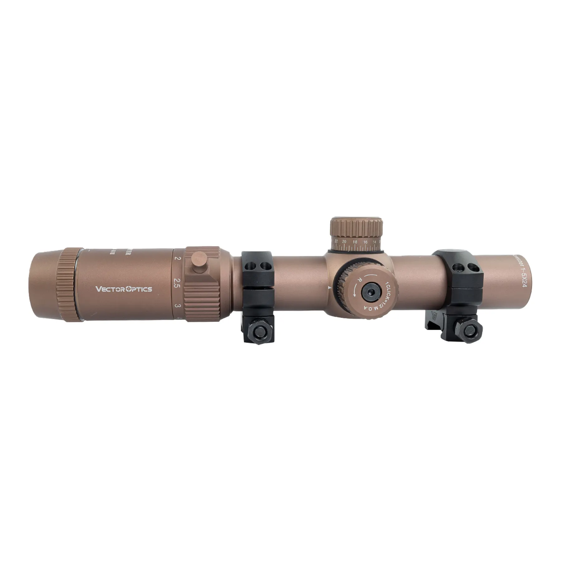 Vector Optics Luneta Forester 1-5x24 Gen II, Coyote FDE