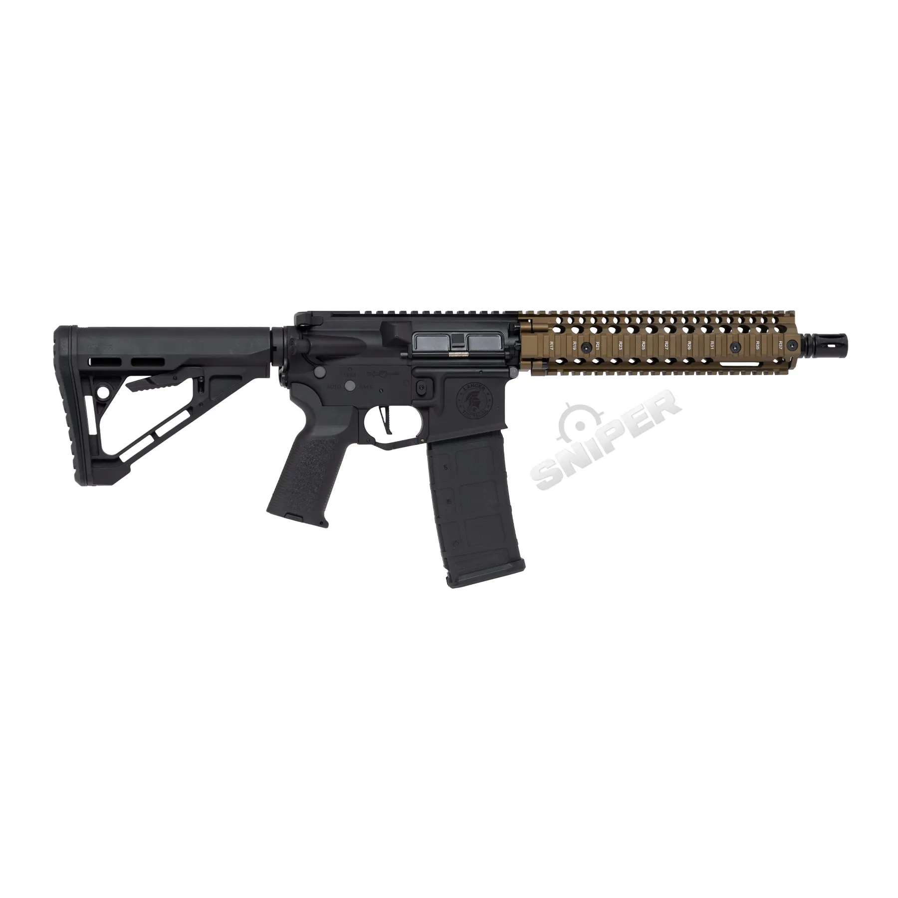 Einsteiger Set #1 - Lancer MK18 Gen3 New Version w/ ETU Full Metal (S)AEG, Black/Bronze