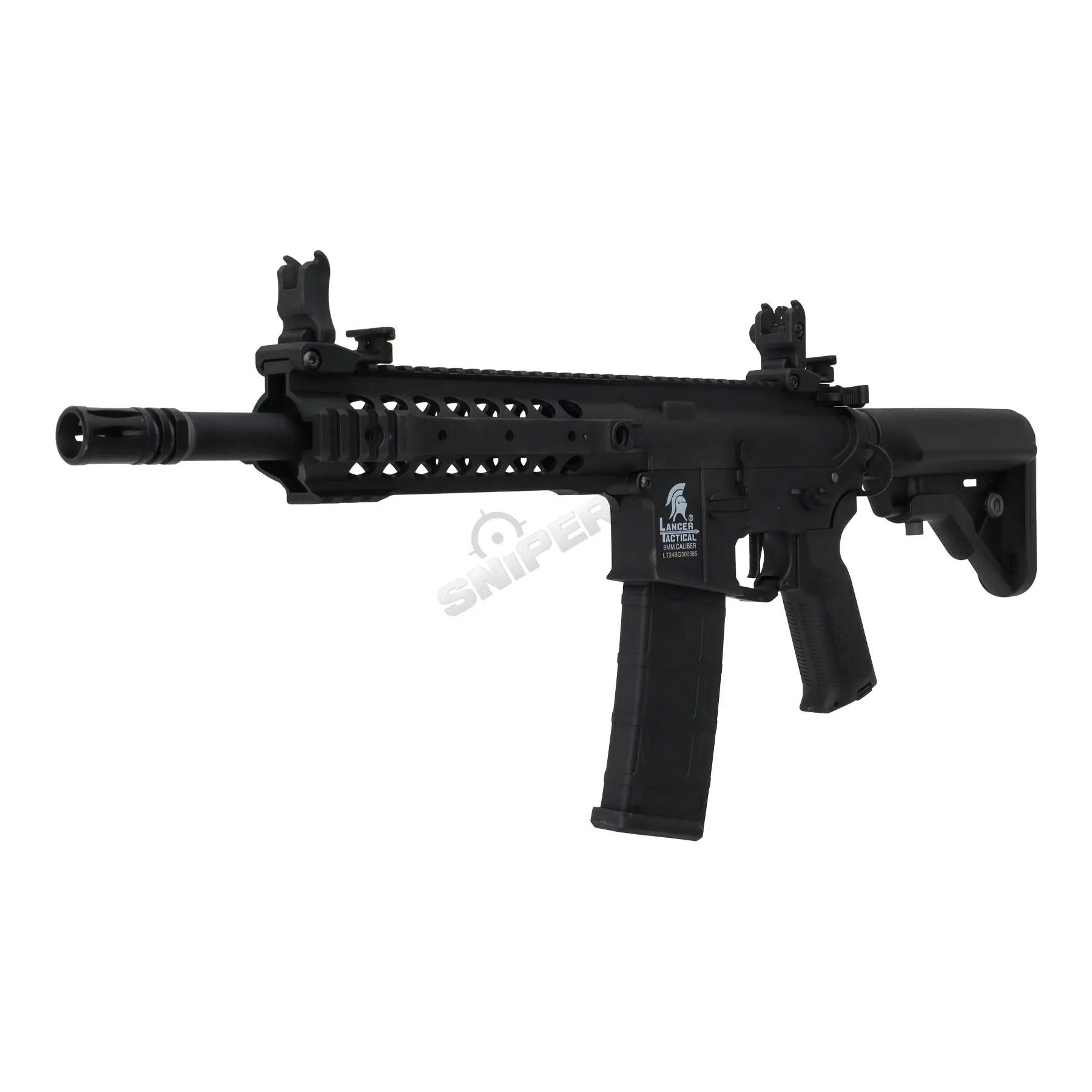 Lancer LT-24 Frontier Gen 3 w/ Nebula ETU (S)AEG, Black Lancer LT-24 Frontier Gen 3 w/ Nebula ETU (S)AEG, Black