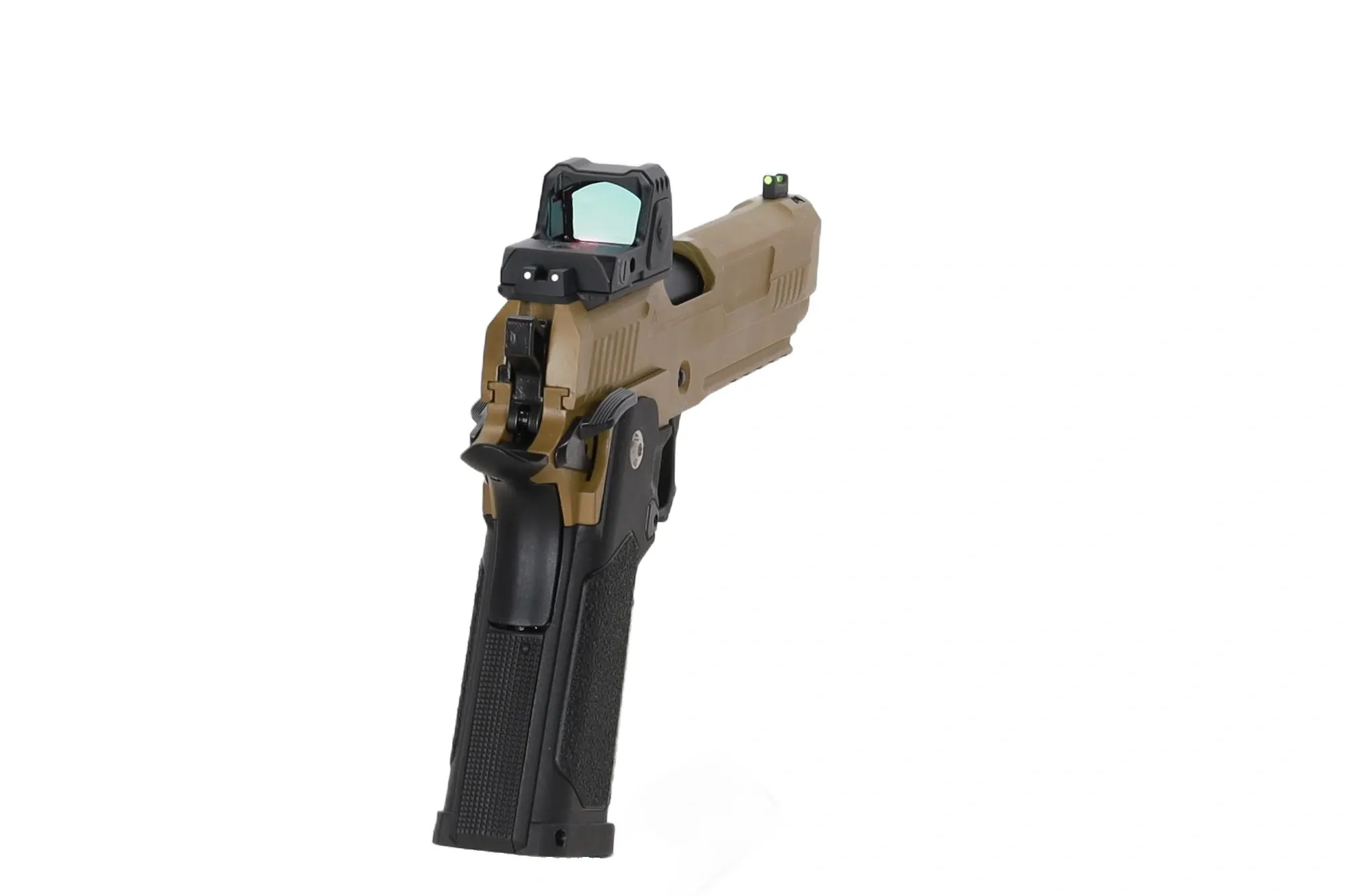 Arcturus Vanguard 5.1 Hi-Capa Optics Ready GBB Pistole, Half-Tan
