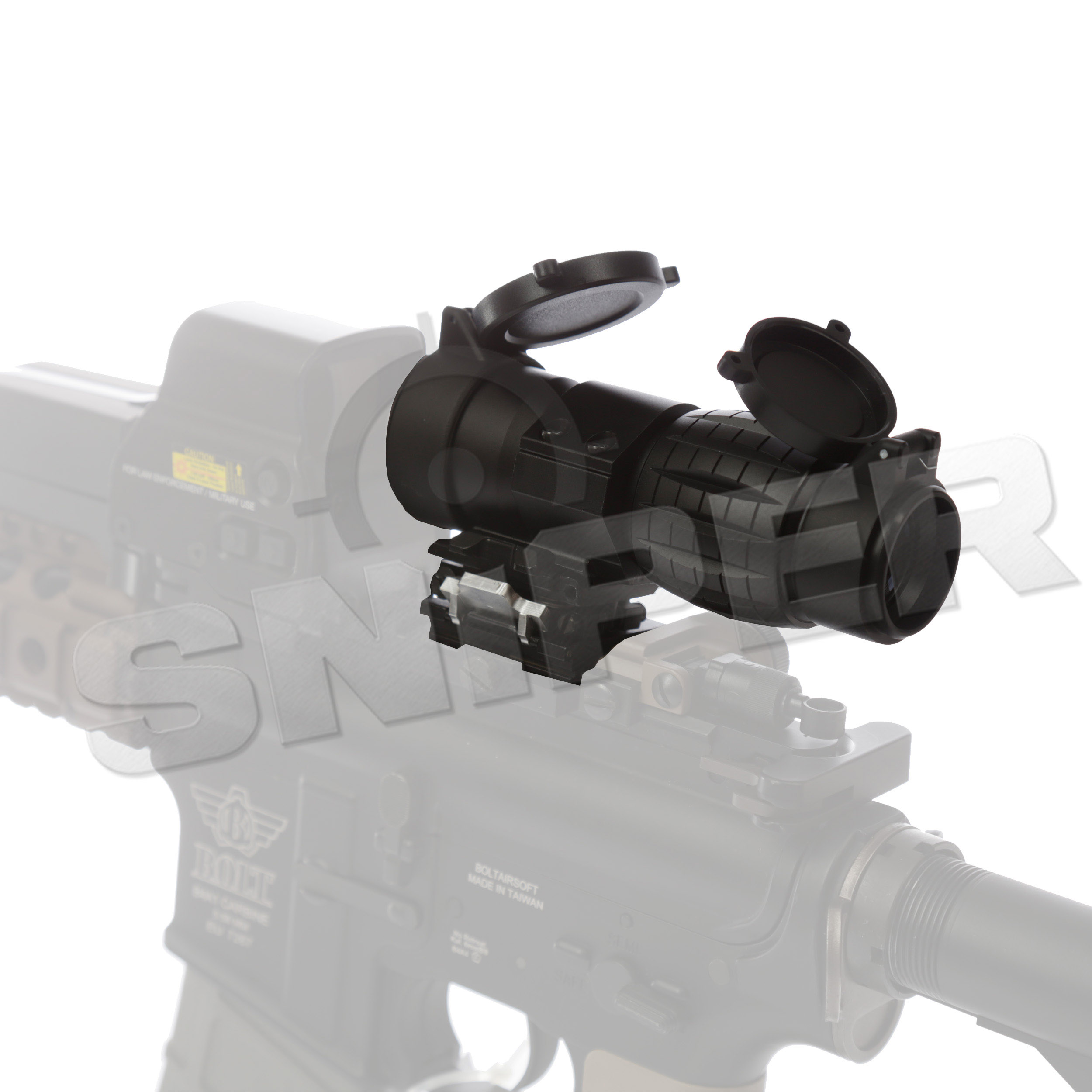 4x FXD Magnifier QD-Mount, Black