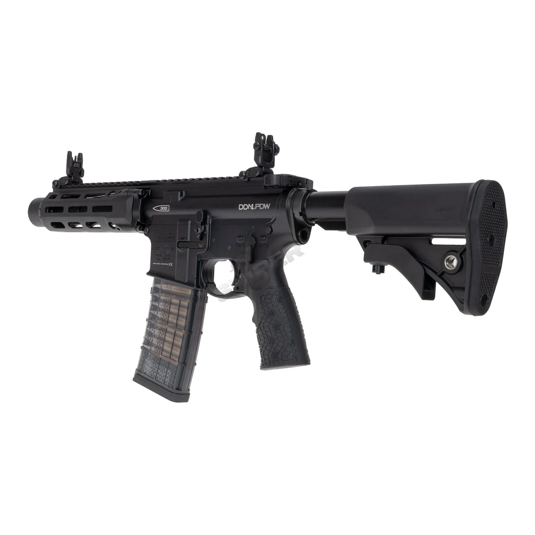 EMG x Daniel Defense DDM4 PDW SBR GBB, Black EMG x Daniel Defense DDM4 PDW SBR GBB, Black