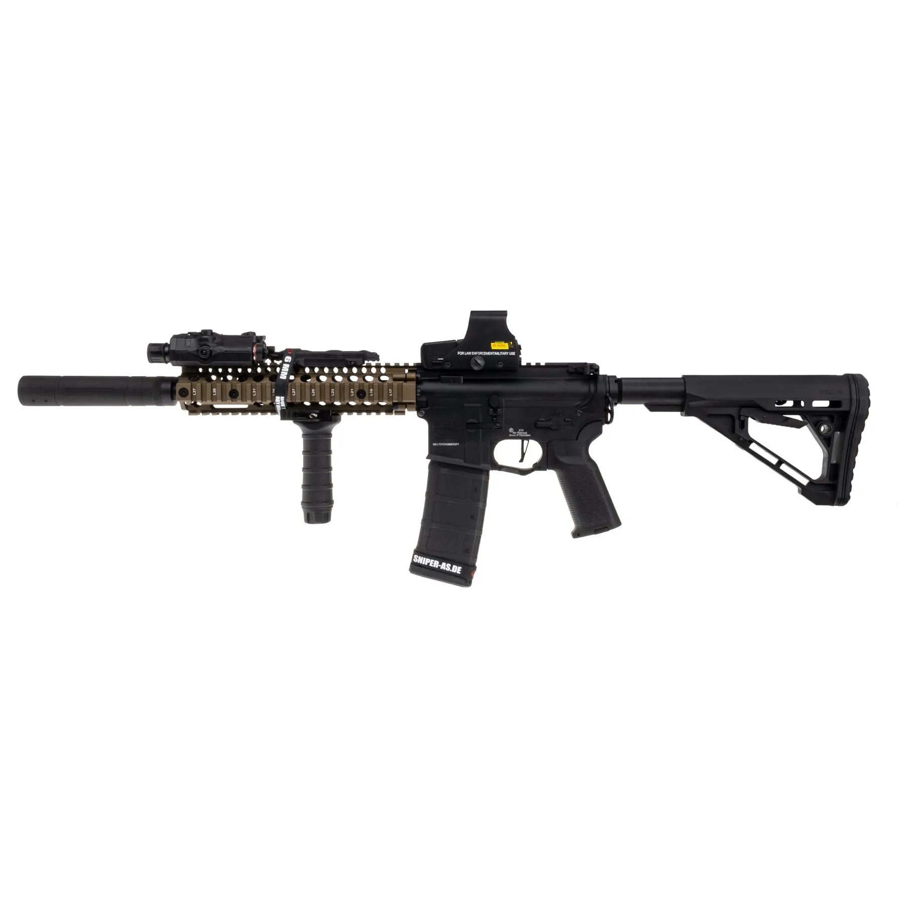 Lancer MK18 Team Six (S)AEG, Black/Bronze