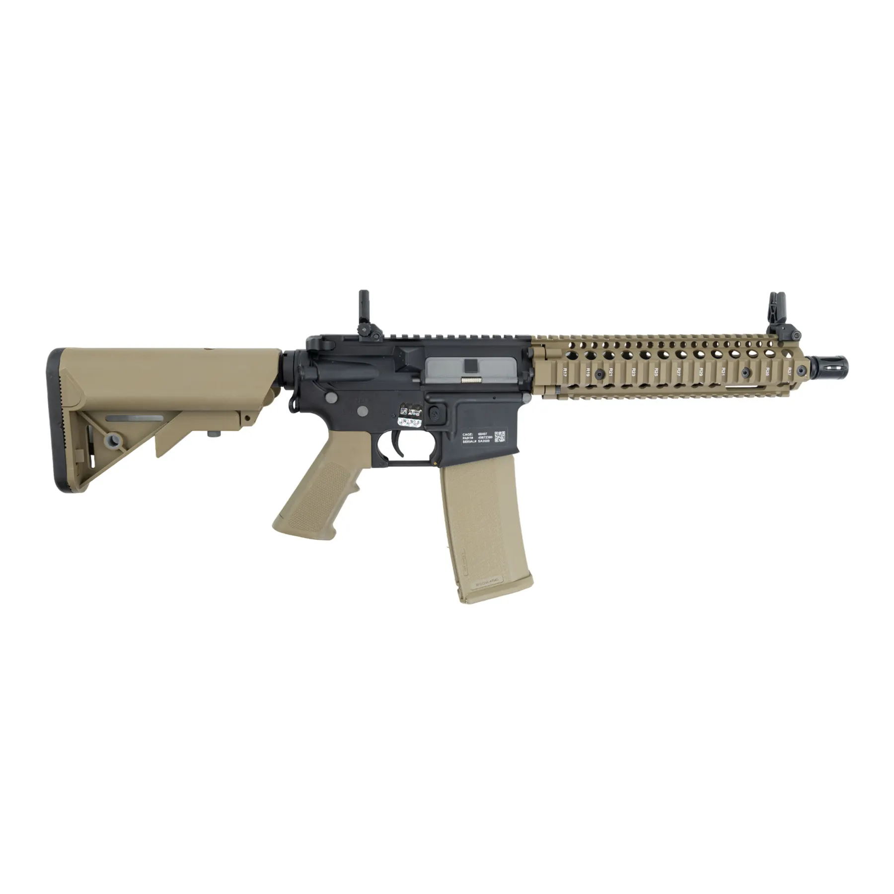 SA-E19 Edge Daniel Defense MK18 (S)AEG, Dualtone SA-E19 Edge Daniel Defense MK18 < 0,5 Joule Softair Gewehr, Dualtone