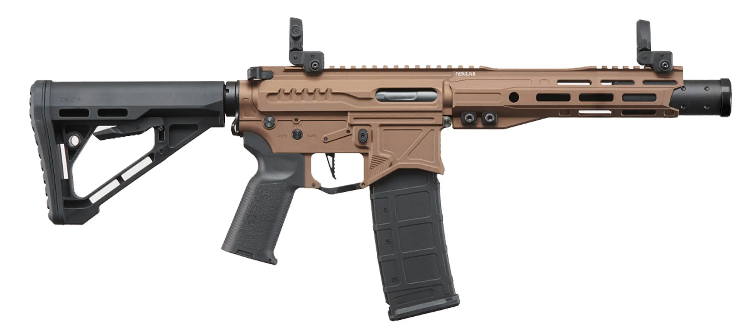 Zion Arms Gen4 w/ Nebula II 8" Bronze (S)AEG, Bronze