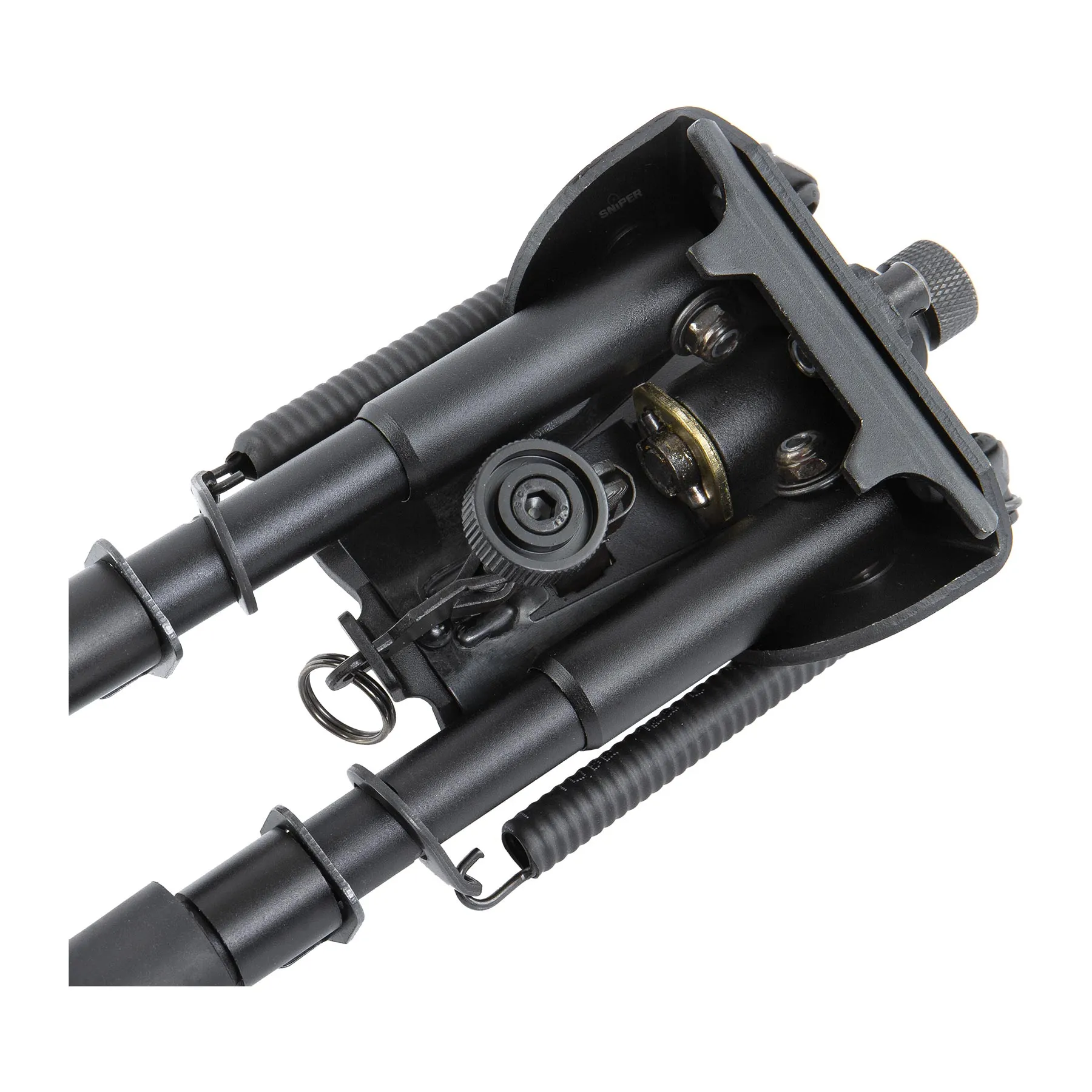 Vector Optics Swivel Pivot Bipod mit Feder, 6", Schwarz
