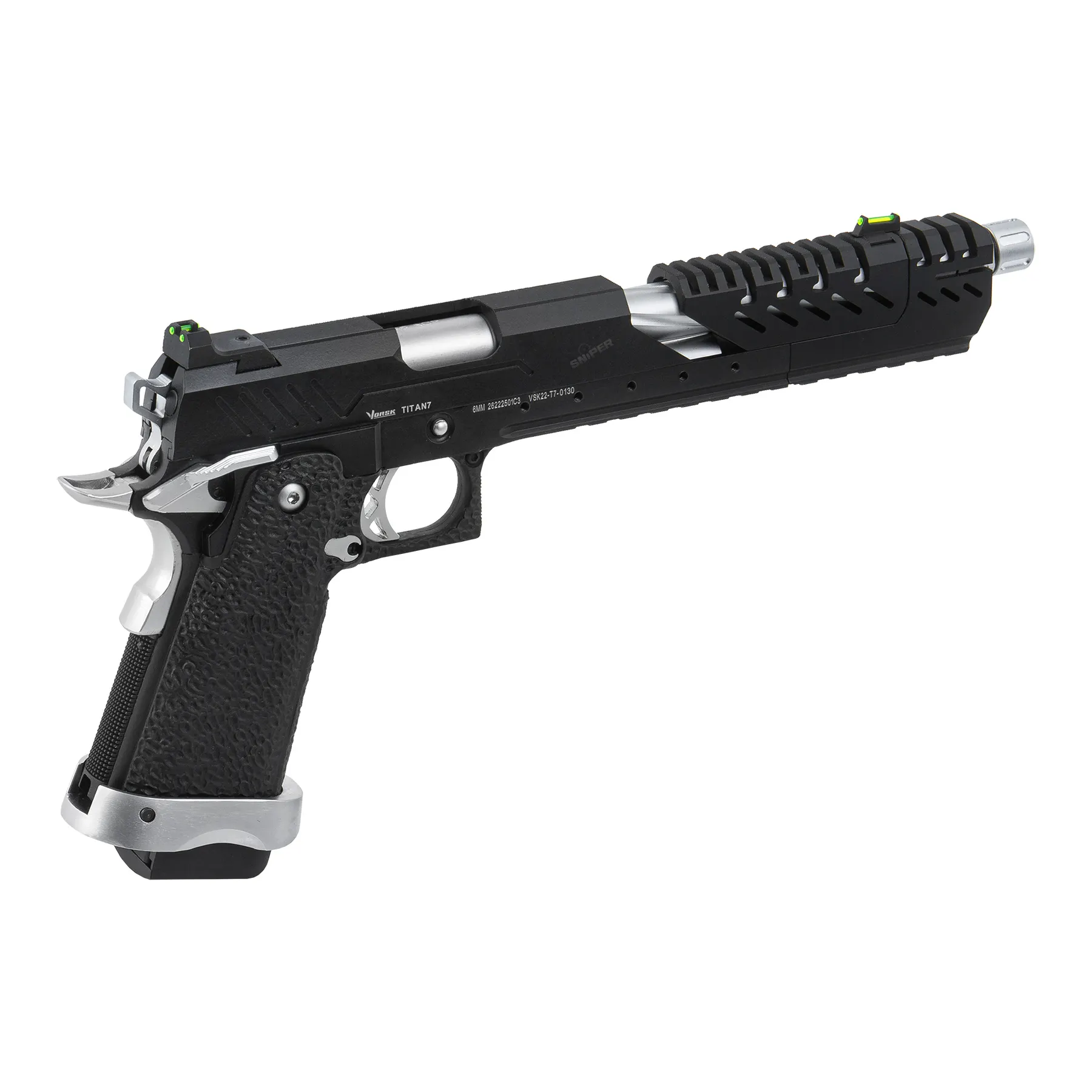 Vorsk Hi-Capa Titan 7, Chrome Match, GBB Vorsk Hi-Capa Titan 7, Chrome Match, GBB