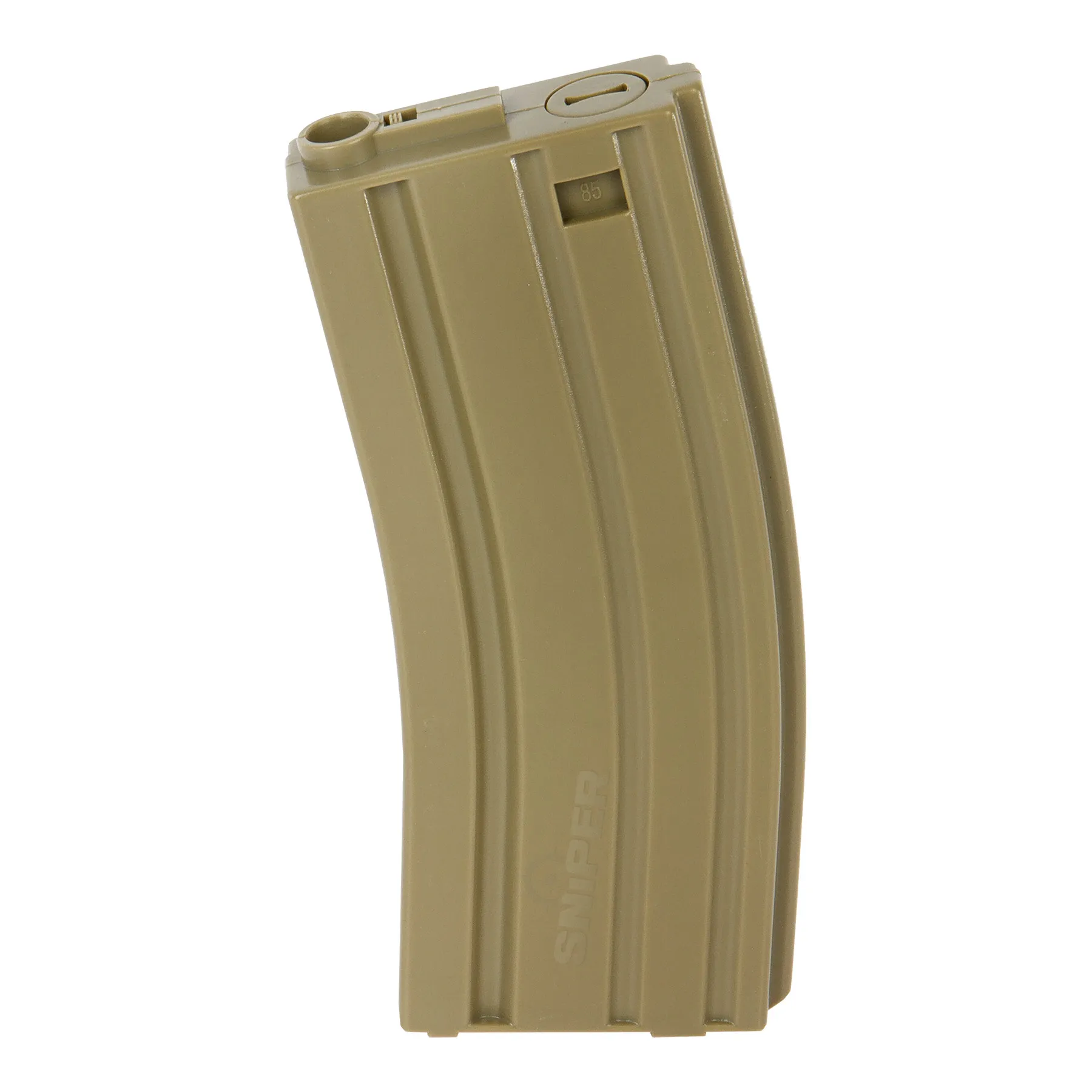 Low Cap M4 Magazin 85rds, Tan