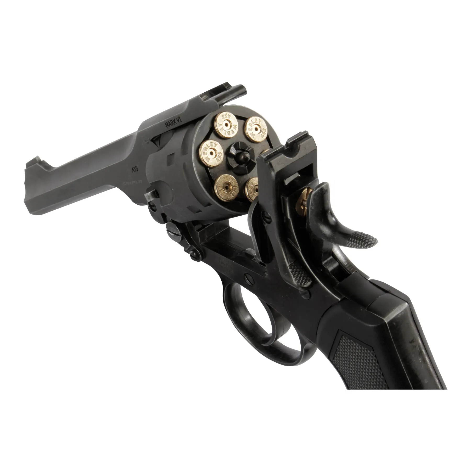 Webley MKIV. 455 Revolver, Aged