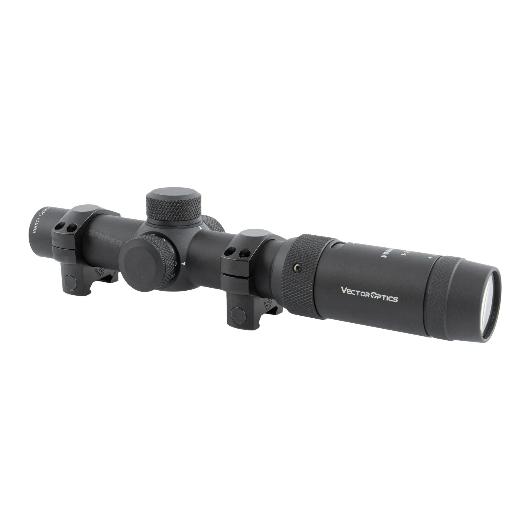 1-5x24IR Tactical Forester Zielfernrohr, Black
