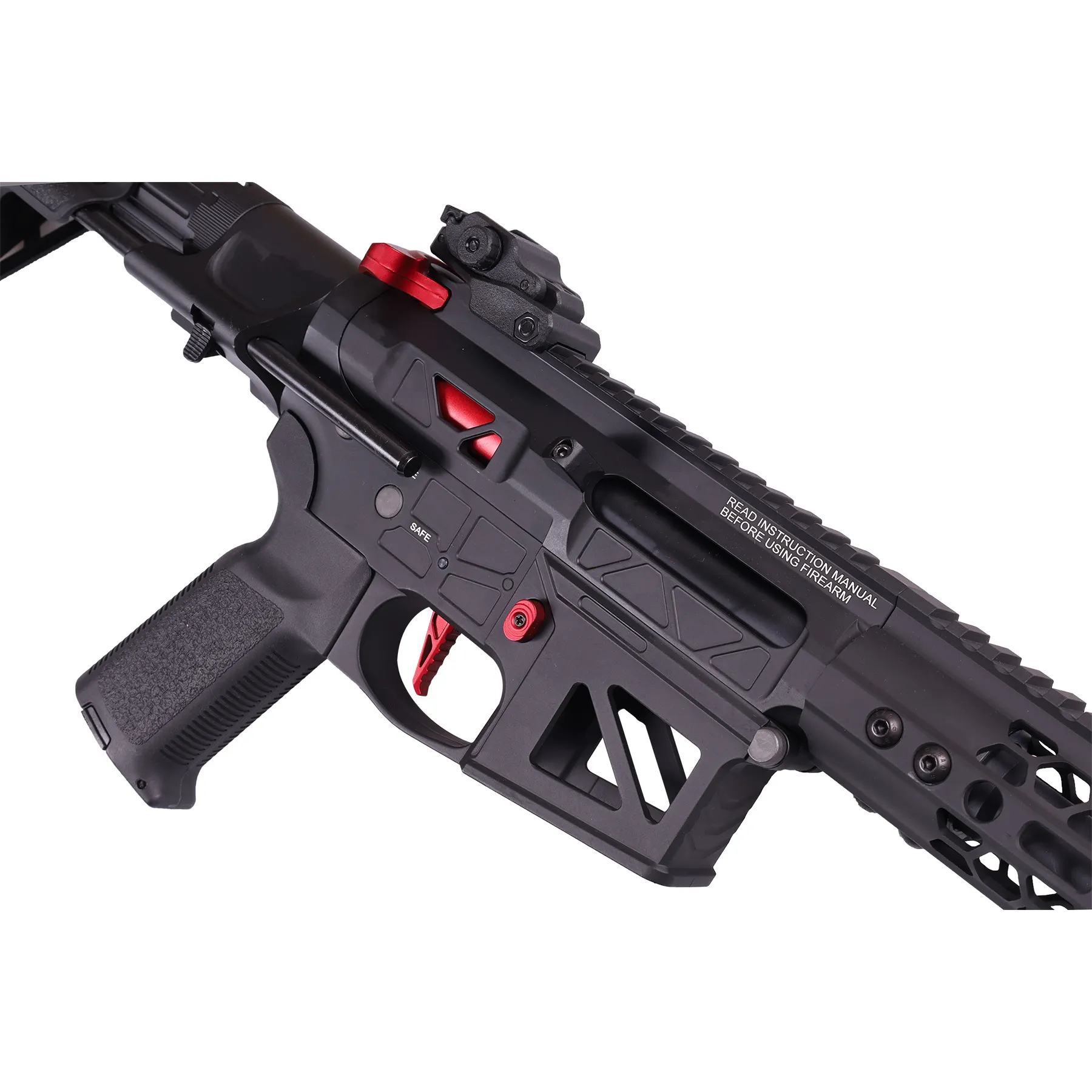 Delta Armory FREYA Skeleton PDW Gen.2 12,5", Black/Red