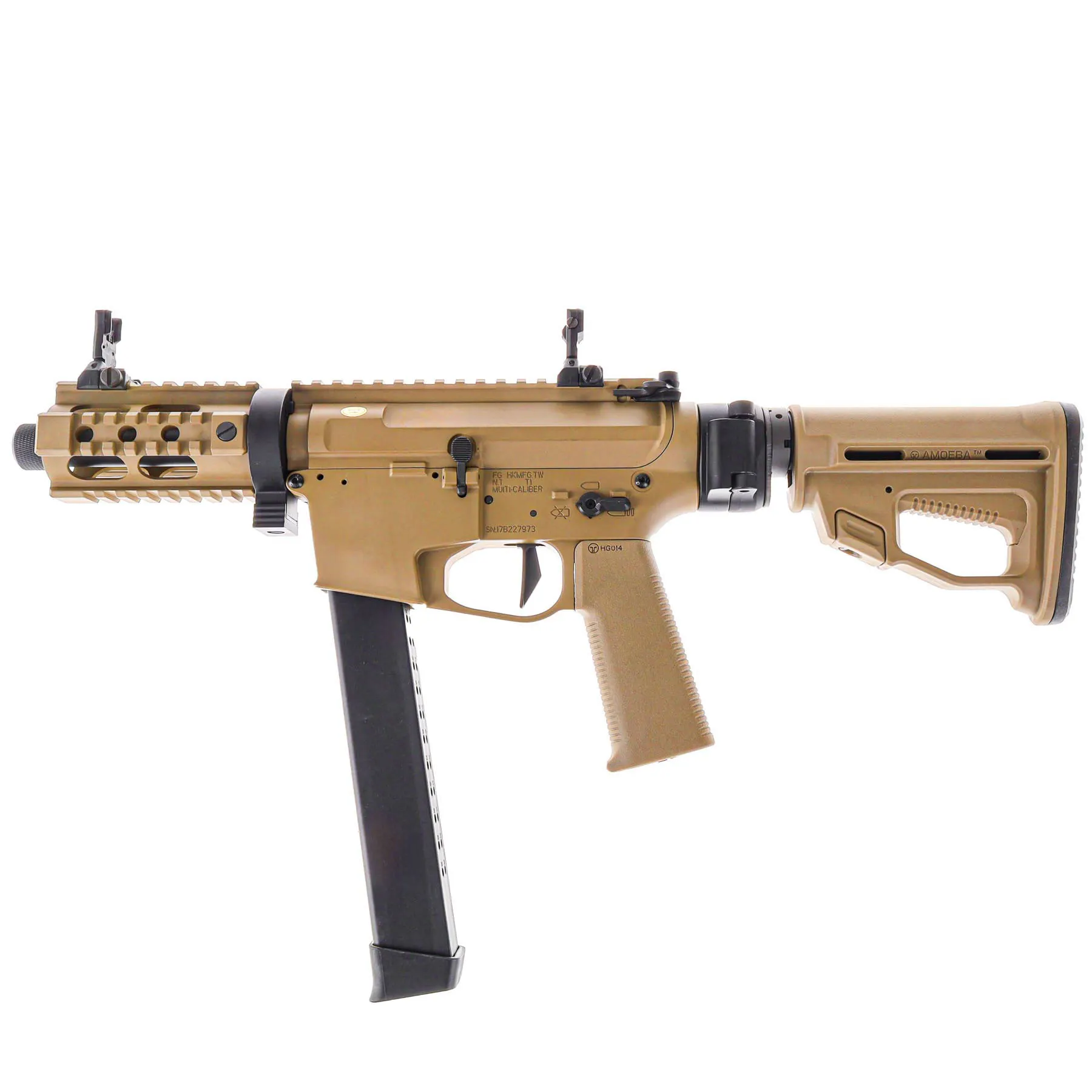 Ares M45X EFCS (S)AEG Softair Gewehr, Dark Earth