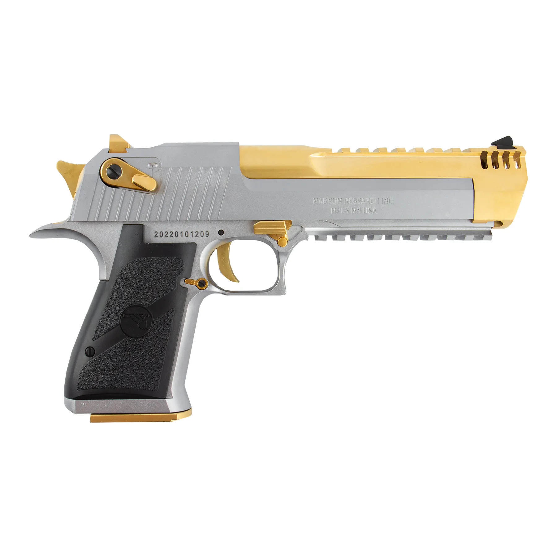 Desert Eagle L6 .50AE GBB, Gold/Silver