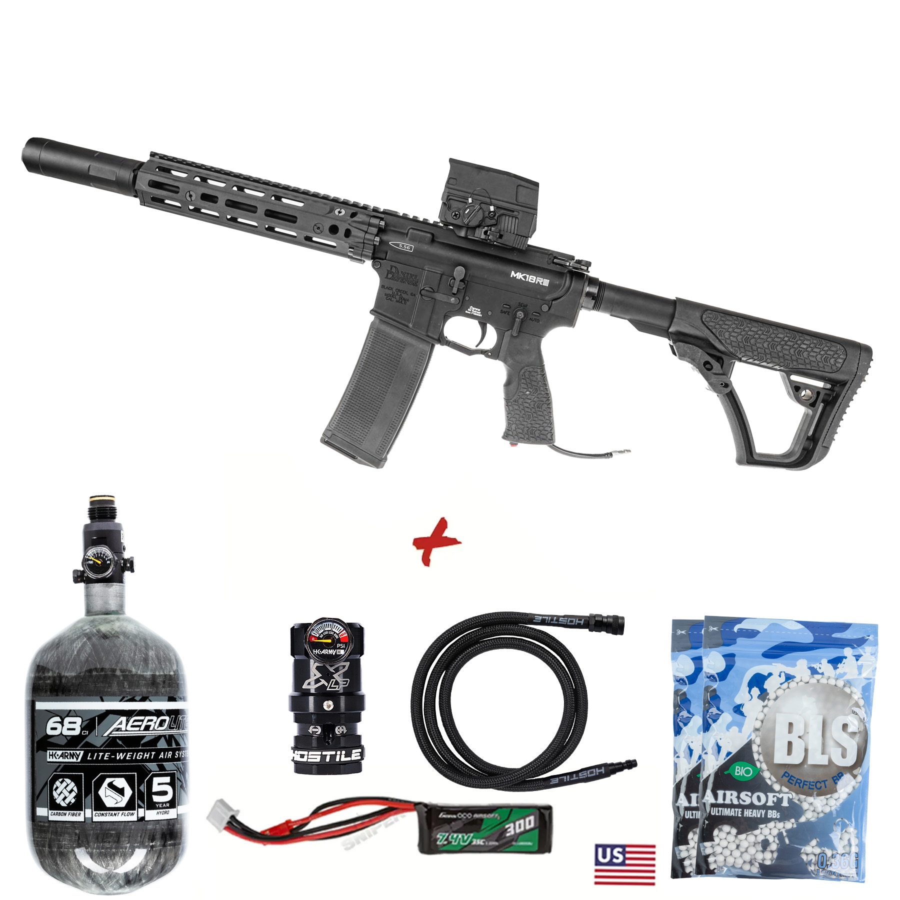 Prep my HPA Deal #4 - Wolverine MTW Daniel Defense RIS III Milspec HPA, Black