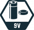9V
