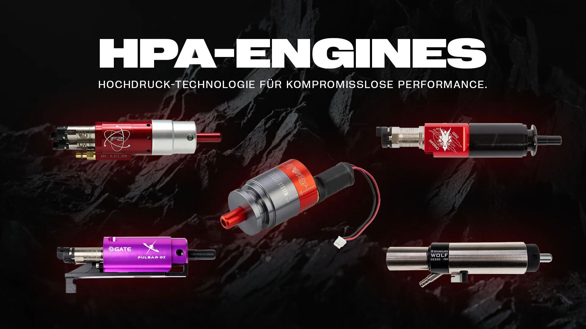 HPA-Waffen Engines im Vergleich